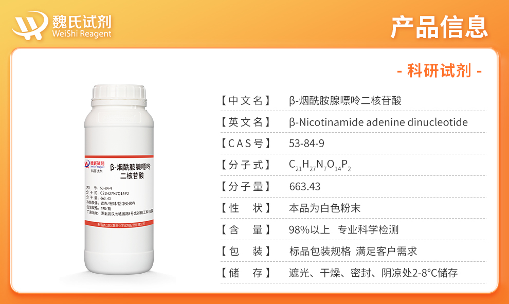 β-Nicotinamide adenine dinucleotide Product details