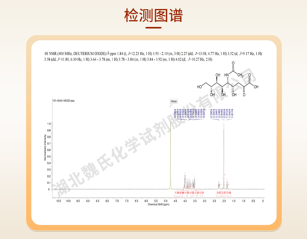 唾液酸—N-乙酰神经氨酸光谱