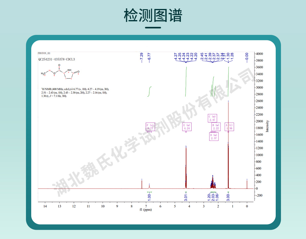 D-焦谷氨酸乙酯光谱