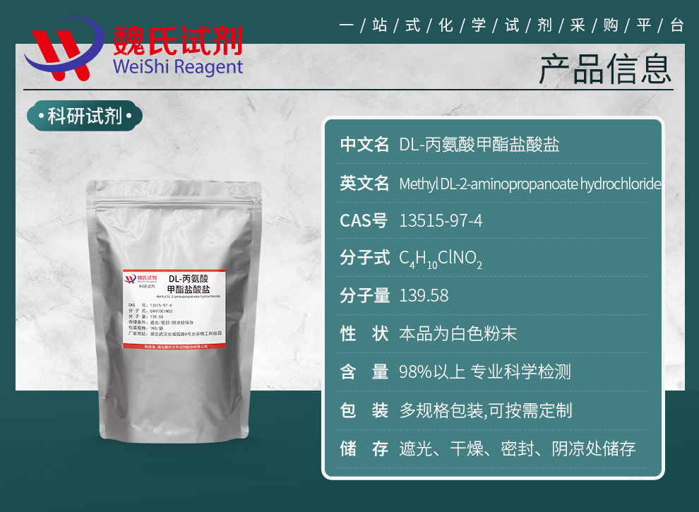 Methyl DL-2-aminopropanoate hydrochloride Product details