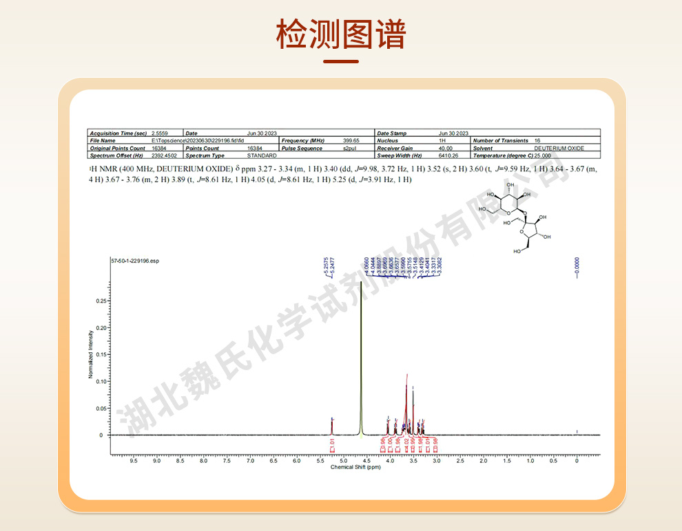 蔗糖+生物细胞培养光谱