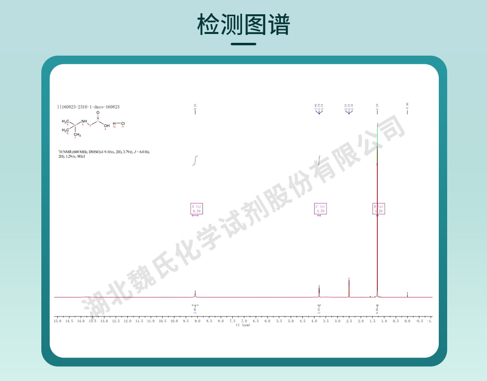 N-叔丁基-甘氨酸盐酸盐光谱