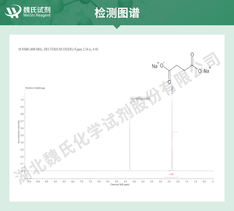 琥珀酸二钠；丁二酸二钠;干贝素光谱