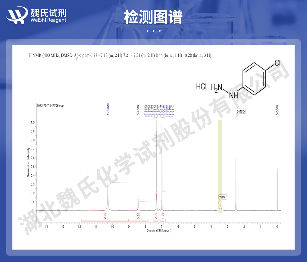 对氯苯肼盐酸盐光谱