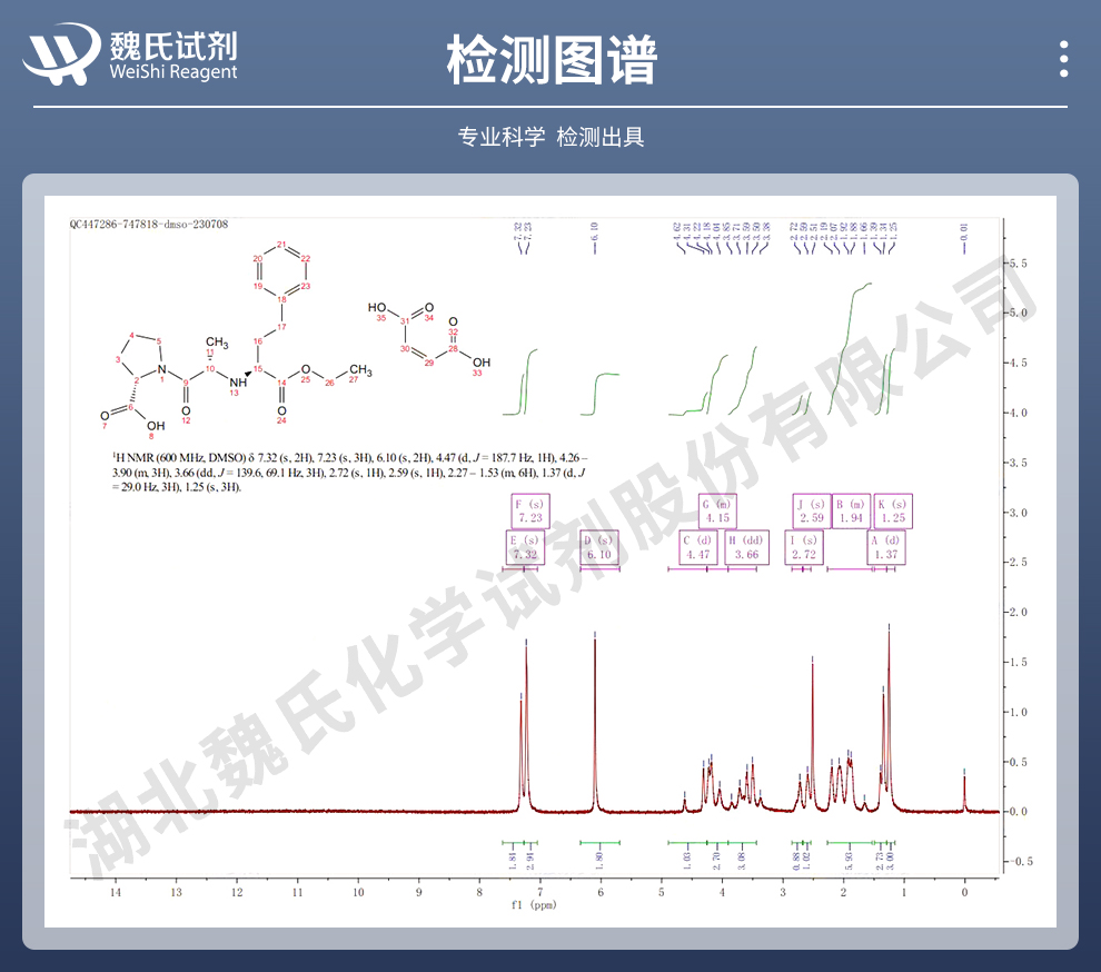 马来酸依那普利光谱