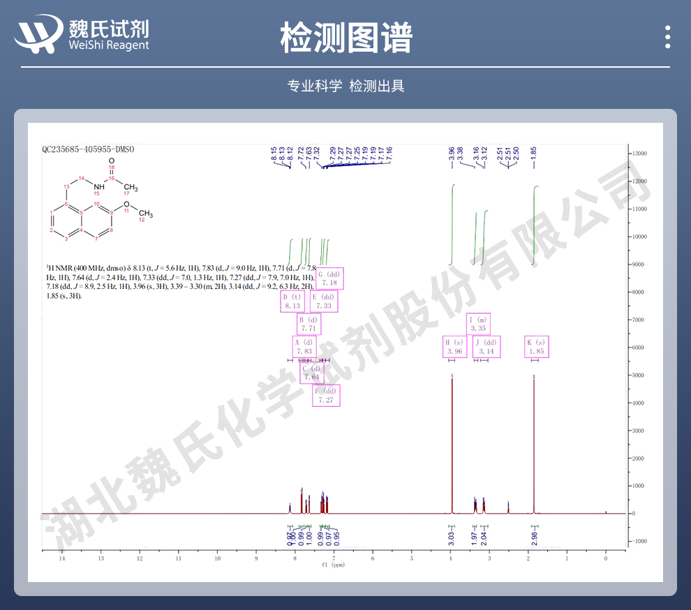 阿戈美拉汀光谱