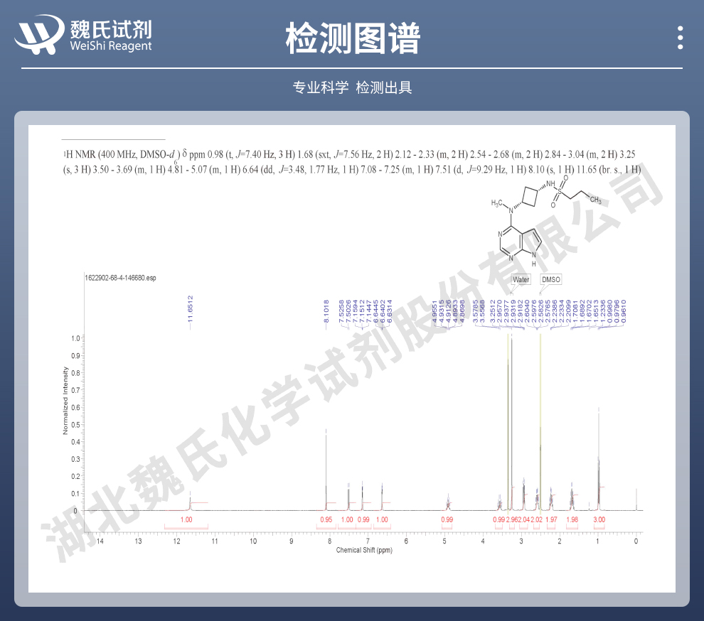 阿布罗替尼光谱