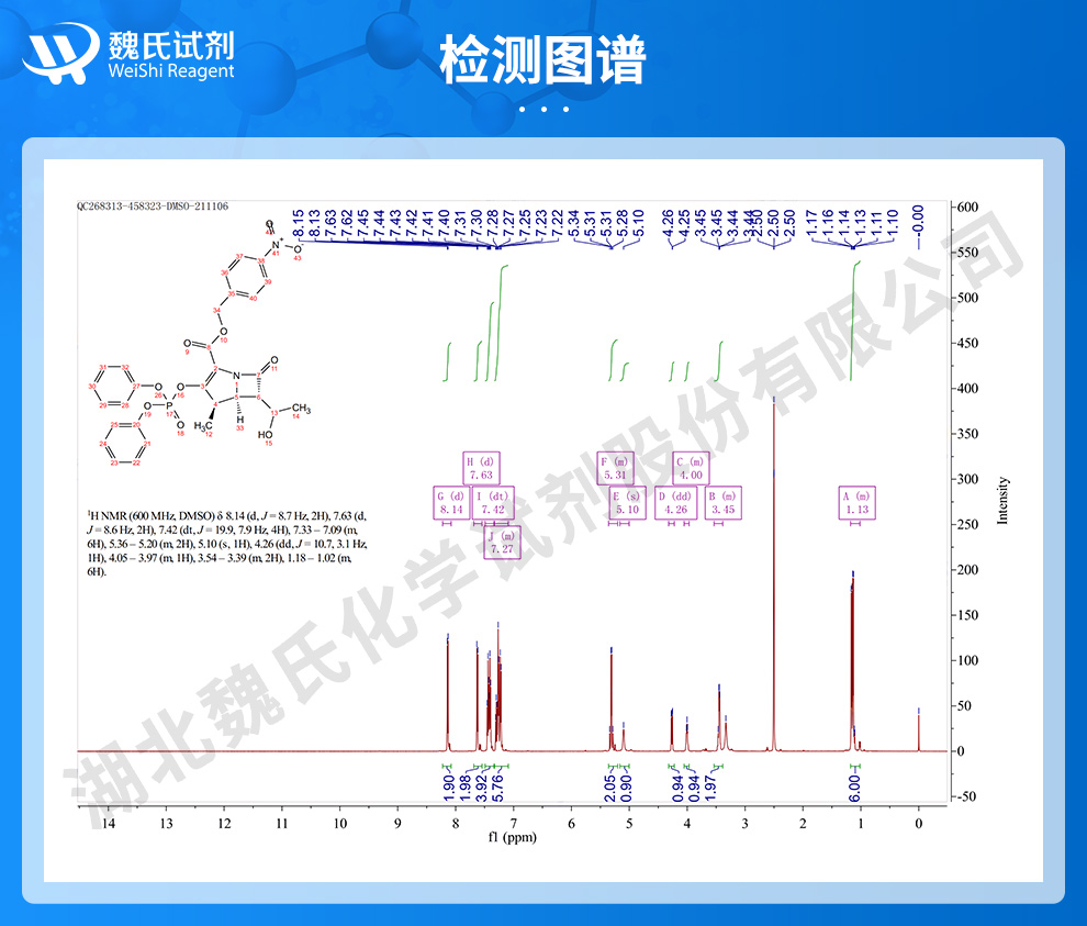 杂氮双环磷酸酯光谱