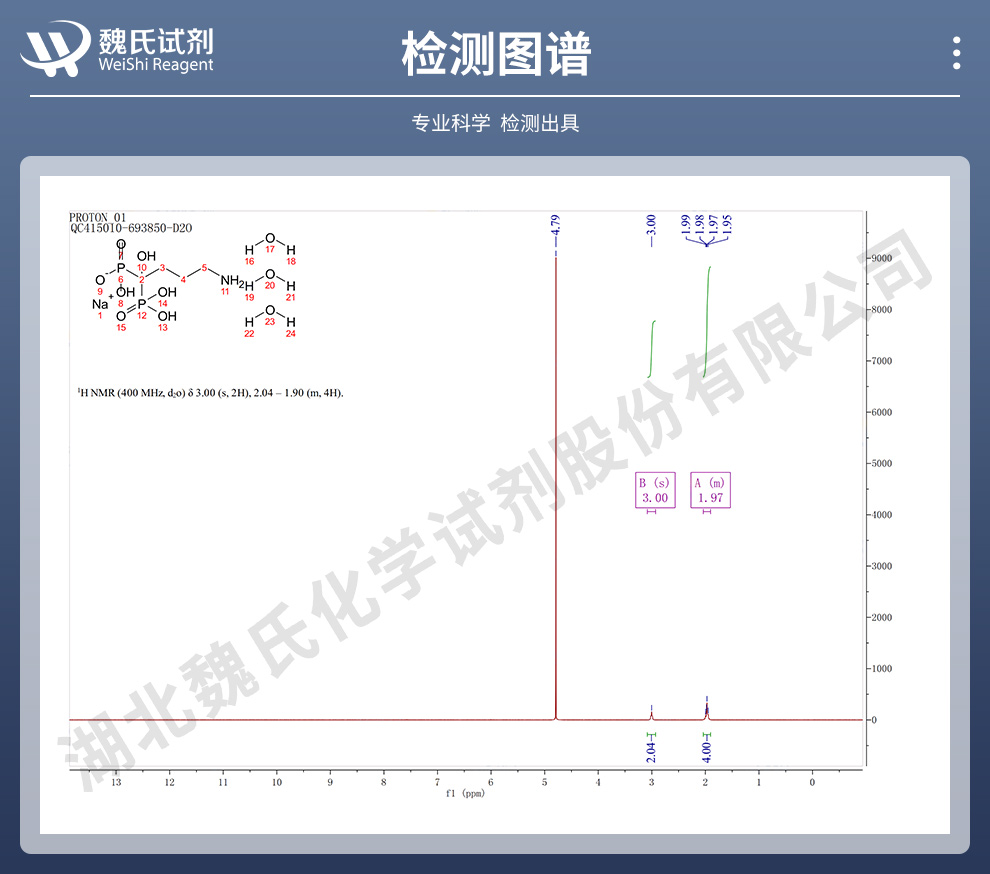 阿伦磷酸钠光谱