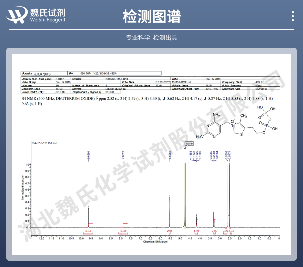 辅羧酶光谱