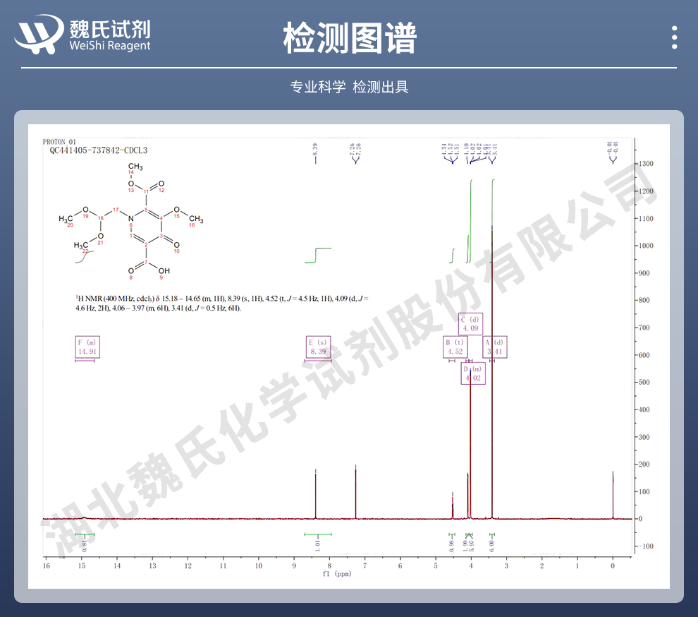 德罗格韦中间体-1光谱