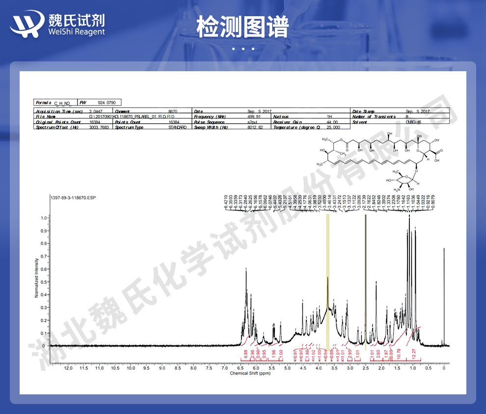 两性霉素B—无菌生物级光谱