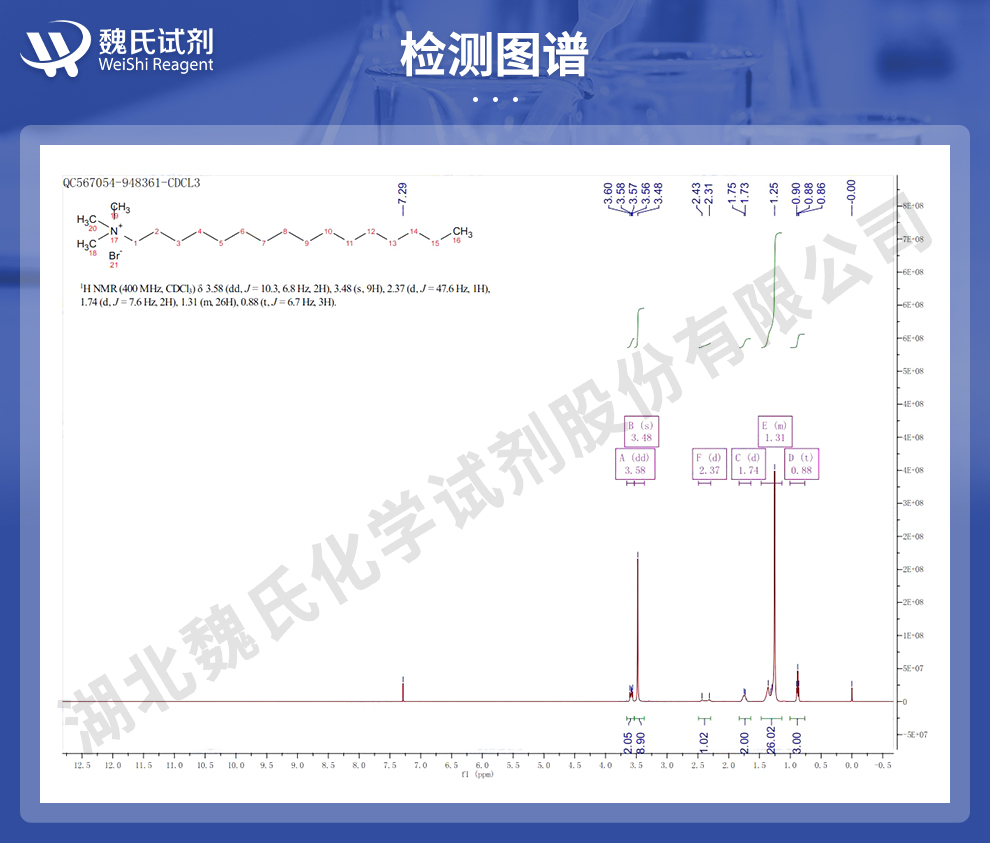 十六烷基三甲基溴化铵光谱