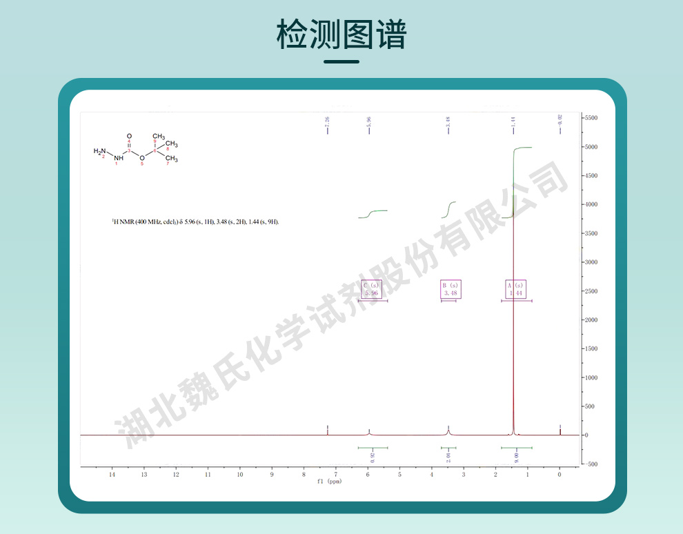肼基甲酸叔丁酯光谱