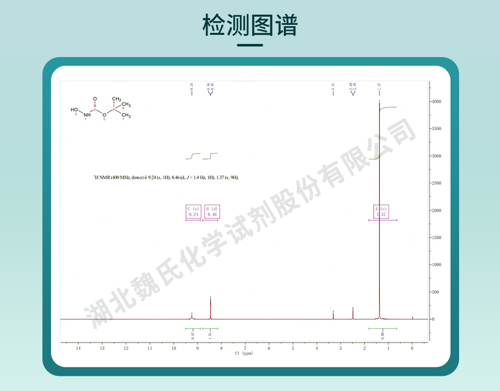 N-羟基氨基甲酸叔丁酯光谱