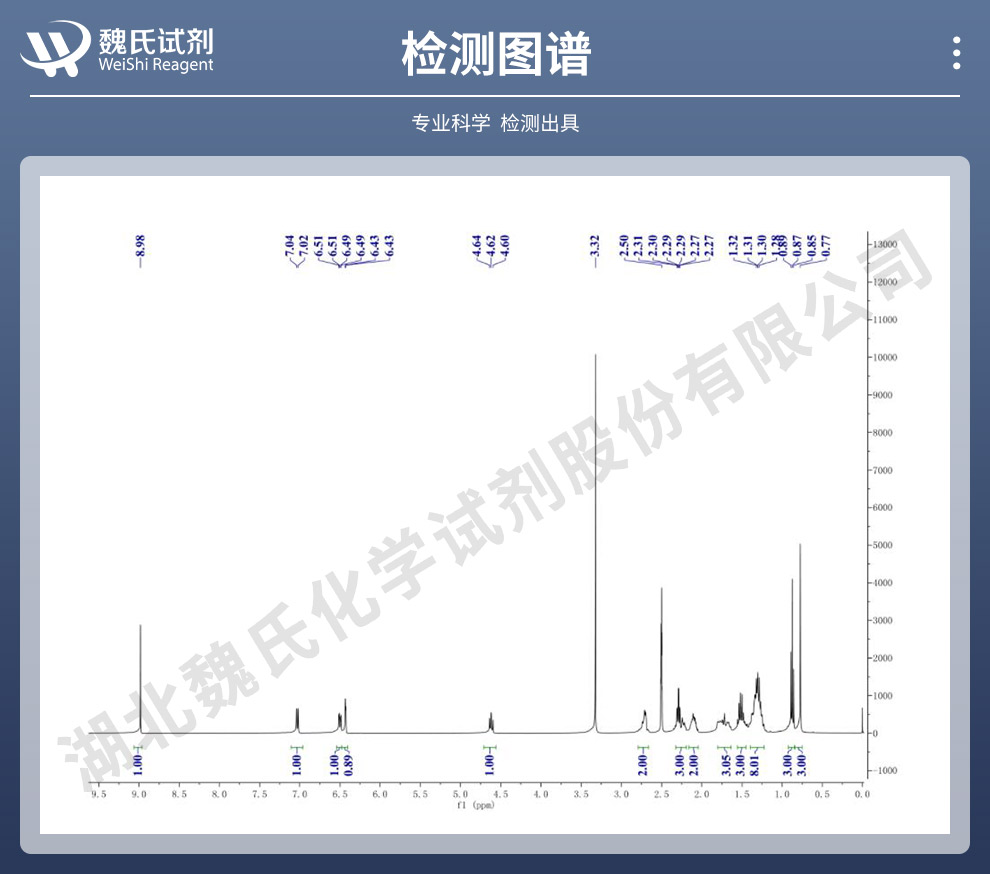 戊酸雌二醇光谱