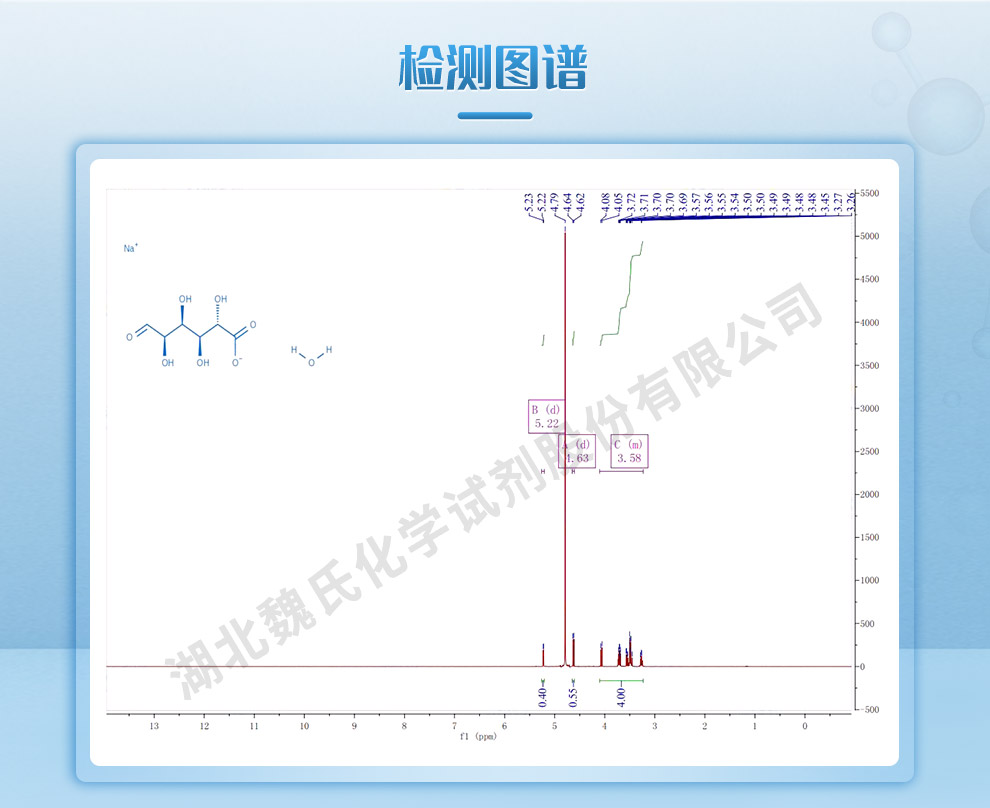 D-葡萄糖醛酸钠单水物—植物源光谱