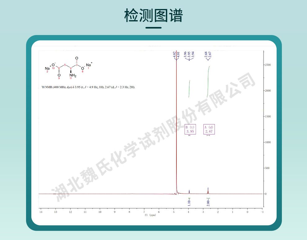 L—天门冬氨酸钠光谱