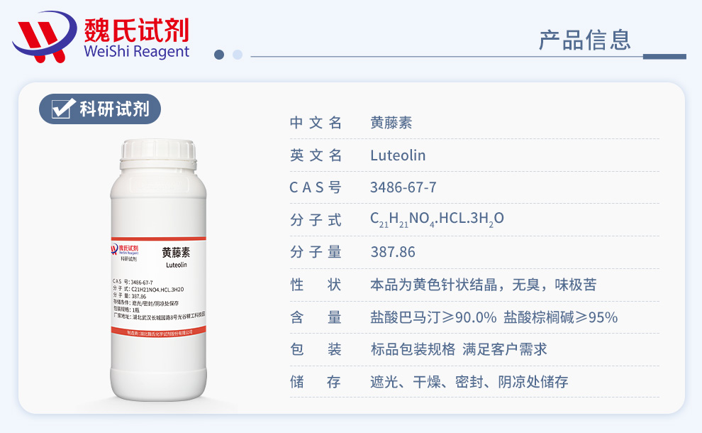 Berbericinine、Columbin、Fibrauretin、Calystigine Product details