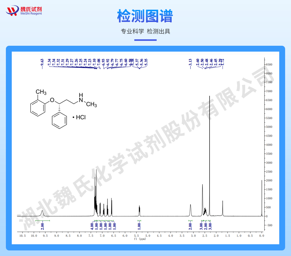 盐酸托莫西汀；盐酸阿托莫西汀—仅供出口光谱