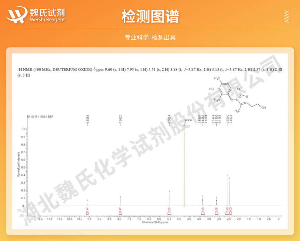 维生素B1；盐酸硫胺；VB1—食品级光谱