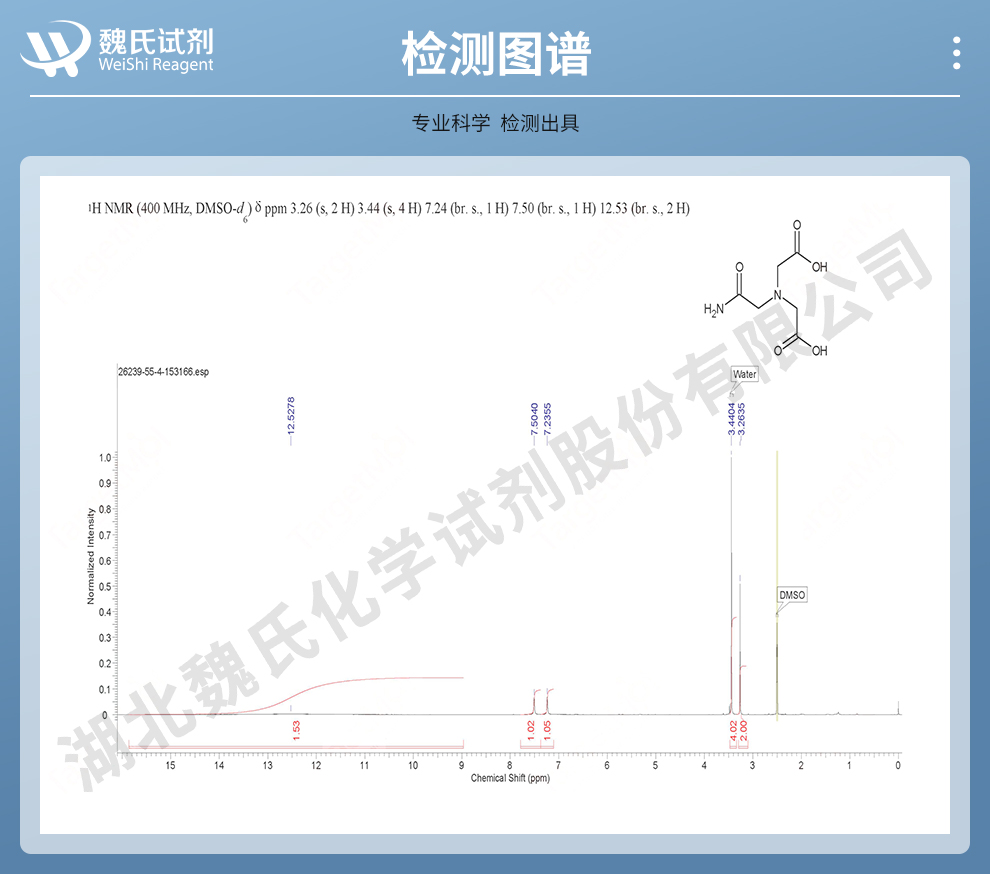 N-(2-乙酰氨基)亚氨基二乙酸光谱