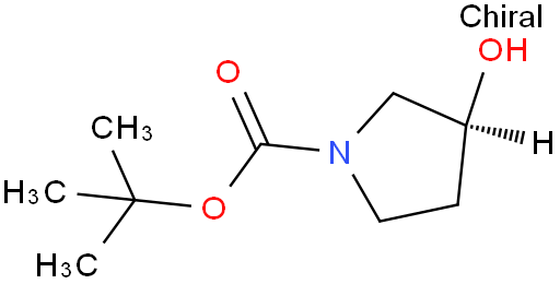 (S)-1-N-叔丁氧羰基-3-羟基吡咯烷