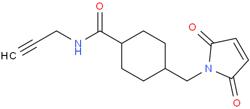 4-((2,5-二氧代-2,5-二氢-1H-吡咯-1-基)甲基)-N-(丙-2-炔-1-基)环己烷甲