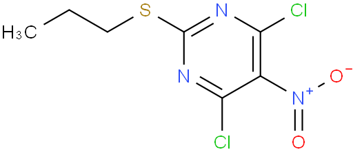 4,6-二氯-5-硝基-2-丙硫基嘧啶