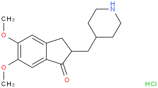 5,6-二甲氧基-2-(4-哌啶基甲基)-1-茚酮盐酸盐