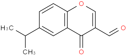 6-异丙基-4-氧代-4H-1-苯并吡喃-3-甲醛