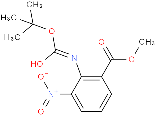 2-((叔丁氧羰基)-氨基)-3-硝基苯甲酸甲酯