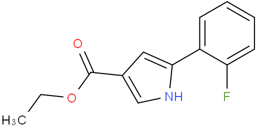 5-(2-氟苯基)-1H-吡咯-3-甲酸乙酯