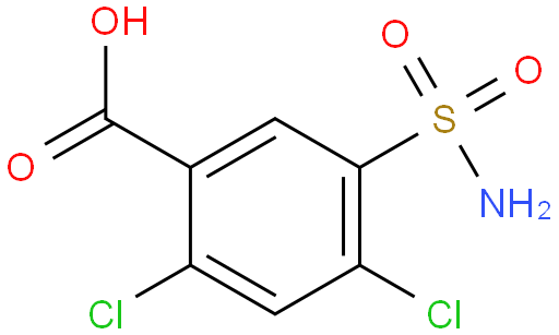 2,4-二氯-5-磺酰胺基苯甲酸