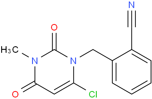 2-[(6-氯-3,4-二氢-3-甲基-2,4-二氧代-1(2H)-嘧啶基)甲基]苯甲腈