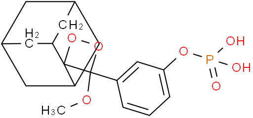 3-(2'-螺旋金刚烷)-4-甲氧基-4-(3"-磷酰氧基)苯-1,2-二氧杂环丁烷