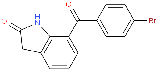 2H-Indol-2-one,7-(4-bromobenzoyl)-1,3-dihydro-