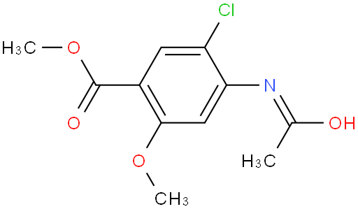 5-氯-4-乙酰氨基-2-甲氧基苯甲酸甲酯