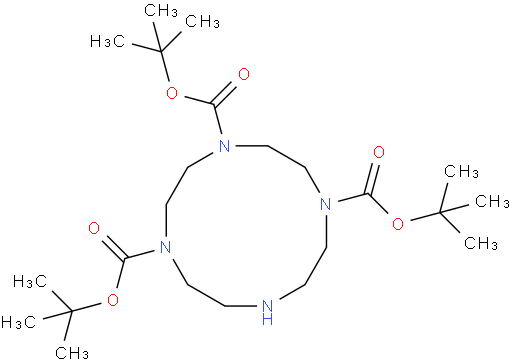 1,4,7-三叔丁氧羰基-1,4,7,10-四氮杂环十二烷