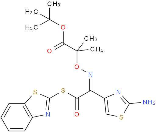 (2-氨基噻唑-4-基)-2-(特丁氧羰基)-异丙氧亚氨基乙酸