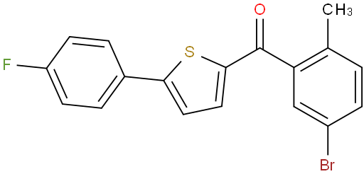 （5-溴-2-甲基苯基）5-（对氟苯基）噻吩基甲酮