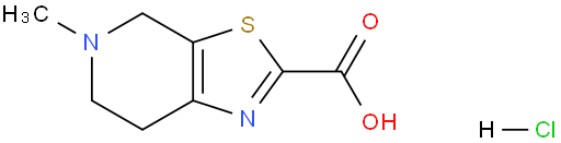 4,5,6,7 - 四氢 -5 - 甲基 - 噻唑并 [5,4-C] 吡啶 -2 - 羧酸盐酸盐