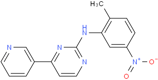 N-(2-甲基-5-硝基苯基)-4-(3-吡啶基)-2-嘧啶胺