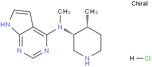 N-甲基-N-((3R,4R)-4-甲基吡啶-3-基)-7H-吡咯并[2,3-d]嘧啶-4-胺盐酸盐