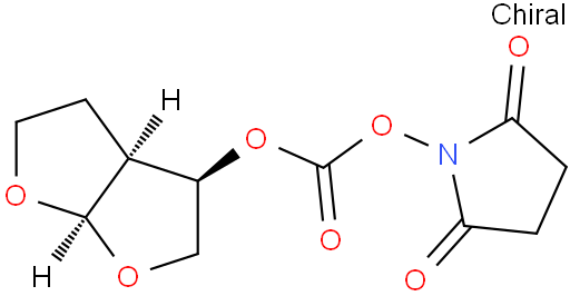 2,5-Dioxopyrrolidin-1-yl ((3R,3aS,6aR)-hexahydrofuro[2,3-b]furan-3-yl) carbonate