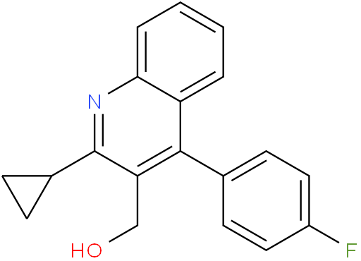 2-环丙基-4-(4-氟苯基)-3-喹啉甲醇