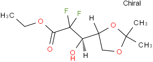 二氟-羟基-(亚异丙基二氧丙基)-丙酸乙酯