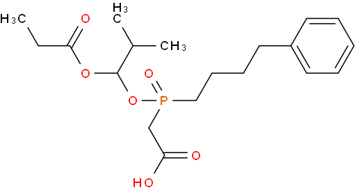 [(2-甲基-1-丙酰基丙氧基)(4-苯丁基)膦酰]乙酸