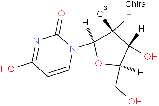 (2'R)-2'-脱氧-2'-氟-2'-甲基脲苷