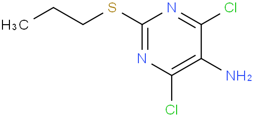 4,6-二氯-2-丙硫基-5-嘧啶胺